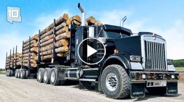 10 Most Amazing Logging Trucks in the World